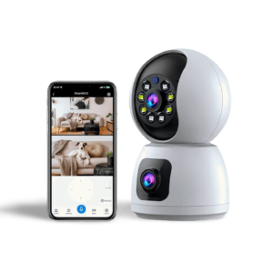Cámara IP Robótica doble Lente para Interiores