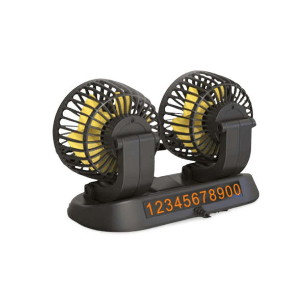 Ventilador de Doble Cabeza para Coche