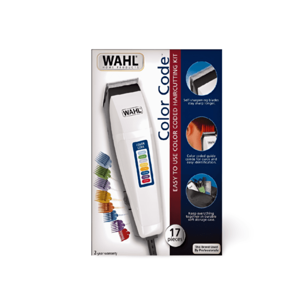 Maquina Peluquera Wahl Color Code 17 Piezas