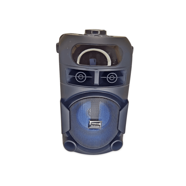Parlante Sonivox Mediano Radio AM-FM Panel Solar Bluetooth Puerto USB