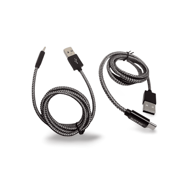 Cable de Datos y Carga Rapida V8 - Mallado y Metalizado