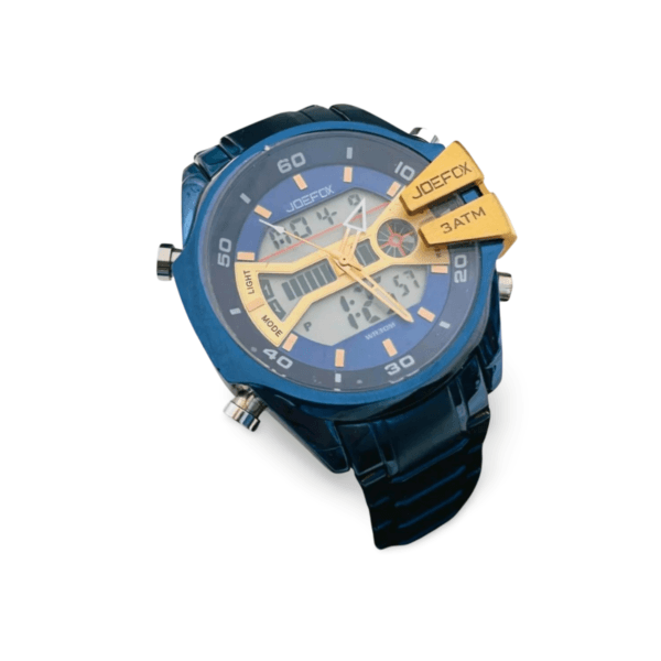 Reloj JOEFOX Metálico doble Hora Azul