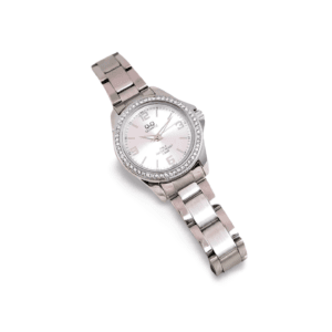 Reloj Q&Q Metálico Resistente al Agua Plateado
