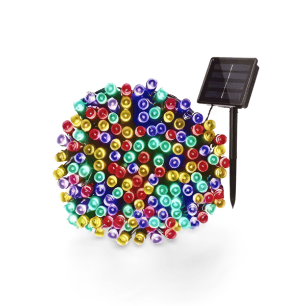 Luz Led solar 100 bombillos RGB navideña xf-03