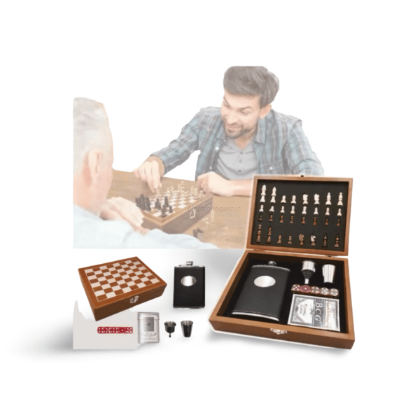 Set de licorera y ajedrez JH-2A